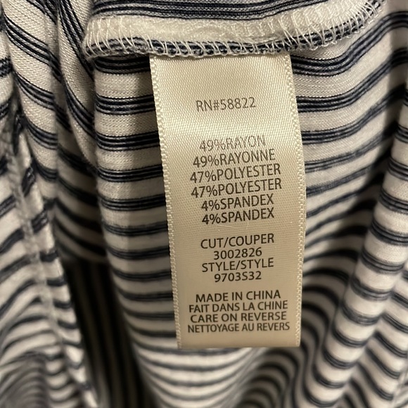 🔴Max Studio XS Nautical Striped Top - Picture 5 of 5
